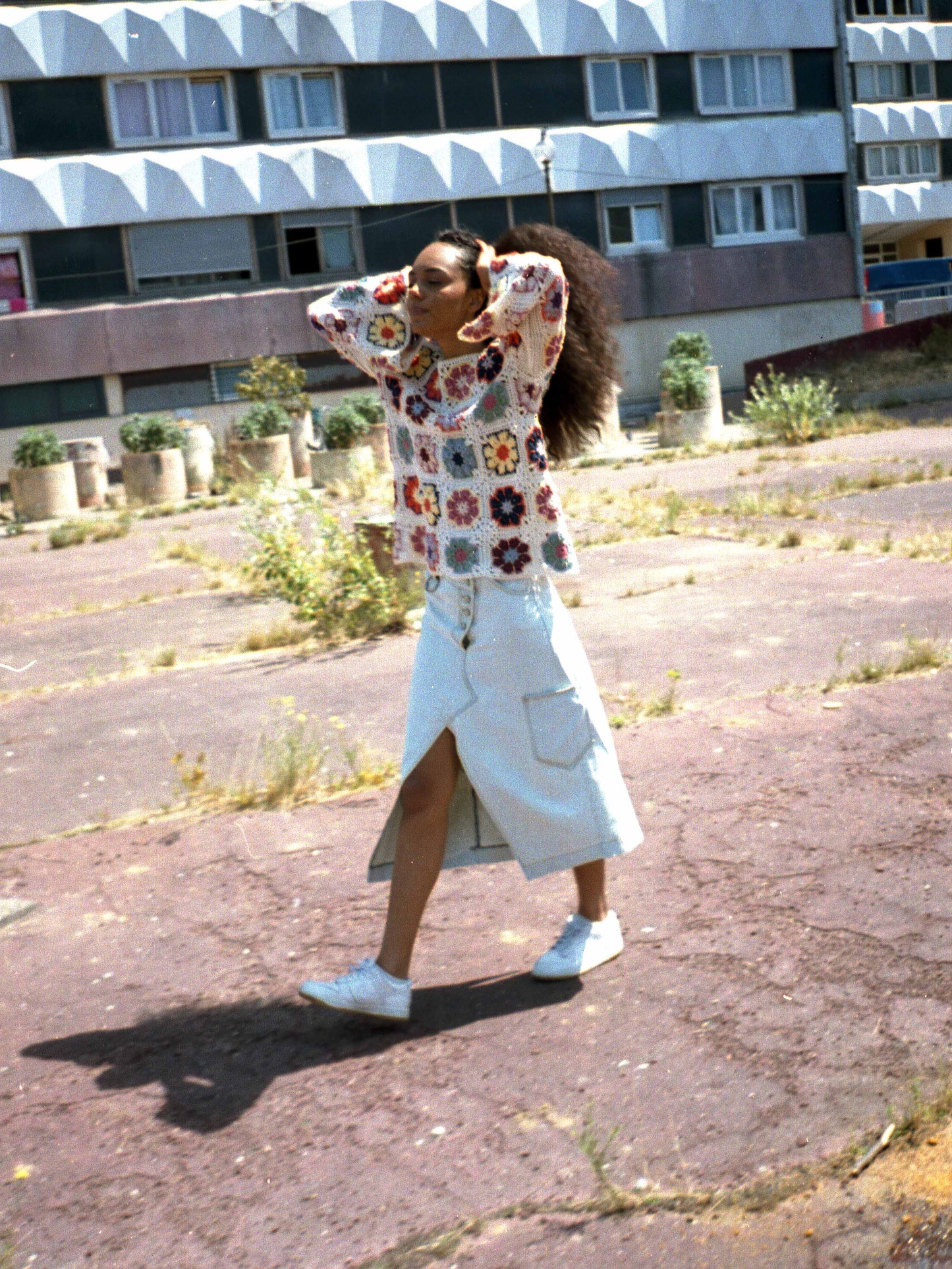 PRE-ORDER Granny Square crochet sweater