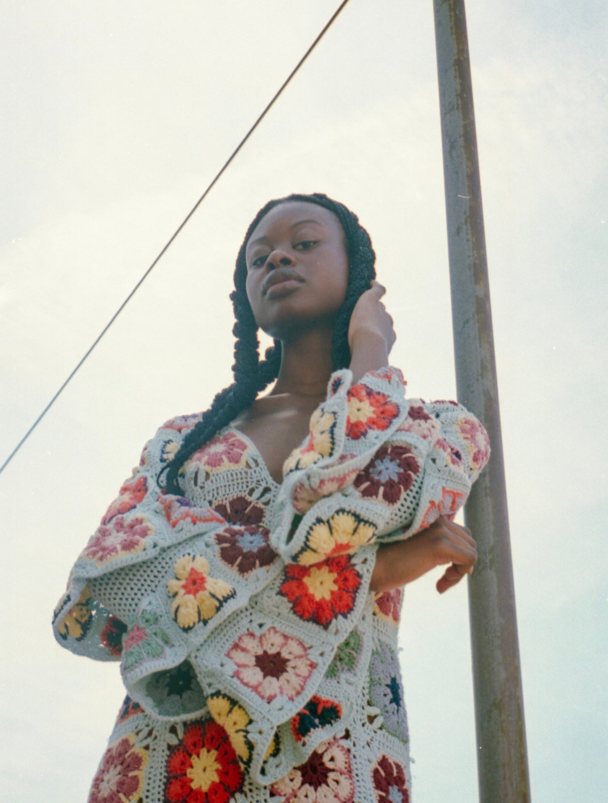 PRE-COMMANDE robe en crochet Granny Square – bleuchose