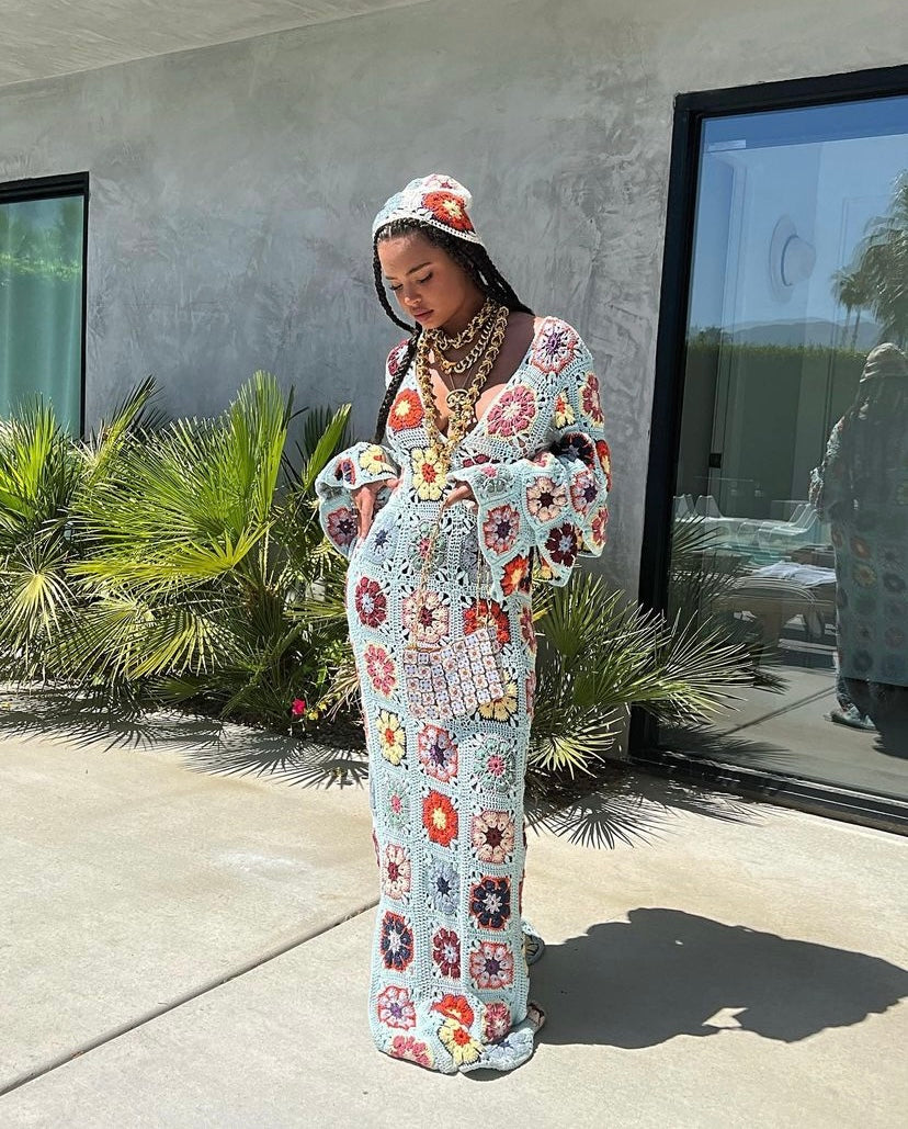 PRE-ORDER Granny Square crochet dress